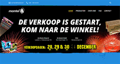 Desktop Screenshot of mantel-vuurwerk.nl