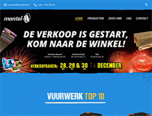 Tablet Screenshot of mantel-vuurwerk.nl